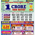 lottery sambad today morning result